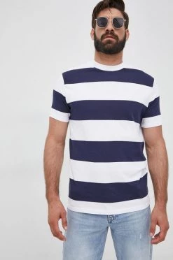 Ανδρικά Μπλουζάκια Βαμβακερό μπλουζάκι United Colors Of Benetton ναυτικό μπλε -United Colors of Benetton Εκπτώσεις unnamed file 1882