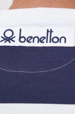 Ανδρικά Μπλουζάκια Βαμβακερό μπλουζάκι United Colors Of Benetton ναυτικό μπλε -United Colors of Benetton Εκπτώσεις unnamed file 1884
