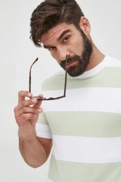 Ανδρικά Μπλουζάκια Βαμβακερό μπλουζάκι United Colors Of Benetton πράσινο