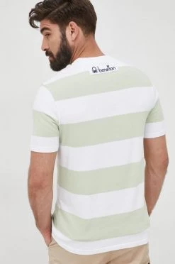 Ανδρικά Μπλουζάκια Βαμβακερό μπλουζάκι United Colors Of Benetton πράσινο -United Colors of Benetton Εκπτώσεις unnamed file 1887