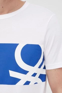 Ανδρικά Μπλουζάκια Βαμβακερό μπλουζάκι United Colors Of Benetton άσπρο -United Colors of Benetton Εκπτώσεις unnamed file 1906