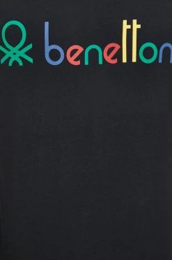 Ανδρικά Μπλουζάκια Βαμβακερό μπλουζάκι United Colors Of Benetton μαύρο -United Colors of Benetton Εκπτώσεις unnamed file 193