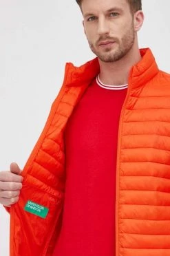 Ανδρικά Κοντά μπουφάν Μπουφάν United Colors Of Benetton χρώμα: πορτοκαλί, -United Colors of Benetton Εκπτώσεις unnamed file 1937