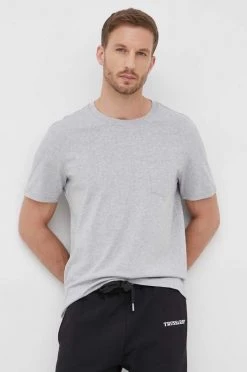 Ανδρικά Μπλουζάκια Βαμβακερό μπλουζάκι United Colors Of Benetton γκρι