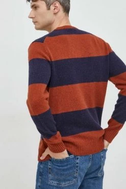 Ανδρικά Χωρίς φερμουάρ Μάλλινο πουλόβερ United Colors Of Benetton χρώμα: ναυτικό μπλε, -United Colors of Benetton Εκπτώσεις unnamed file 196