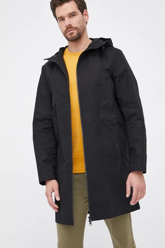 Ανδρικά Μακριά μπουφάν Eπανωφόρι United Colors Of Benetton χρώμα: μαύρο 4 Ανδρικά Μακριά μπουφάν Eπανωφόρι United Colors Of Benetton χρώμα: μαύρο - Image 2