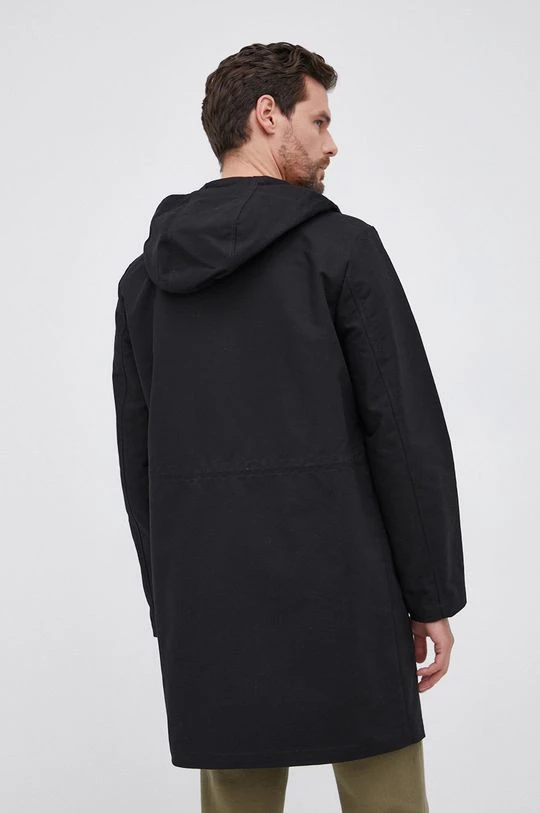 Ανδρικά Μακριά μπουφάν Eπανωφόρι United Colors Of Benetton χρώμα: μαύρο 5 Ανδρικά Μακριά μπουφάν Eπανωφόρι United Colors Of Benetton χρώμα: μαύρο - Image 3