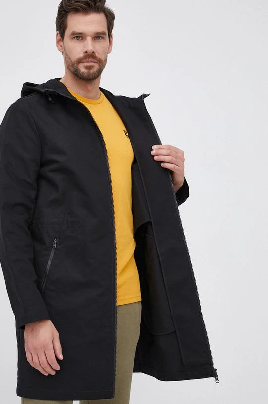 Ανδρικά Μακριά μπουφάν Eπανωφόρι United Colors Of Benetton χρώμα: μαύρο 8 Ανδρικά Μακριά μπουφάν Eπανωφόρι United Colors Of Benetton χρώμα: μαύρο - Image 6