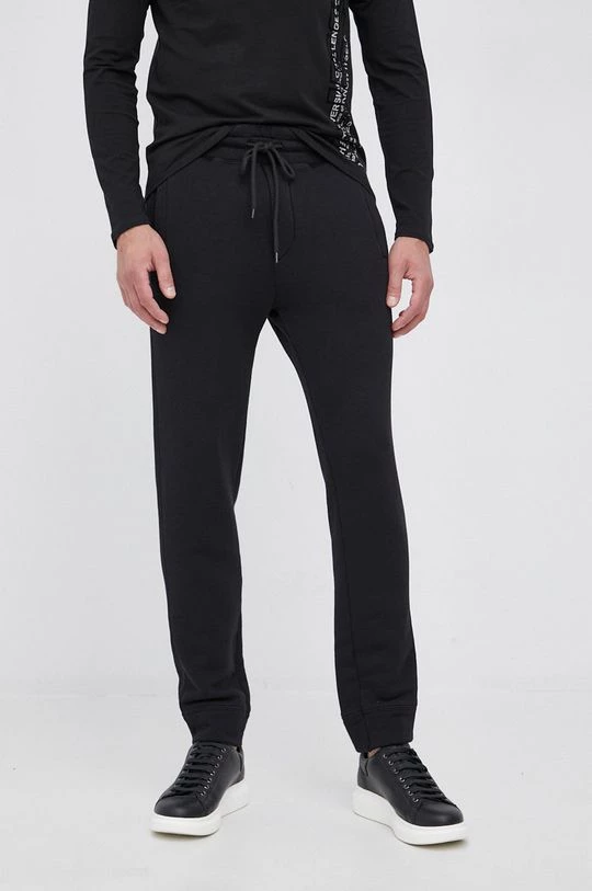 Ανδρικά Παντελόνια φόρμας Παντελόνι United Colors Of Benetton χρώμα: μαύρο 3 Ανδρικά Παντελόνια φόρμας Παντελόνι United Colors Of Benetton χρώμα: μαύρο