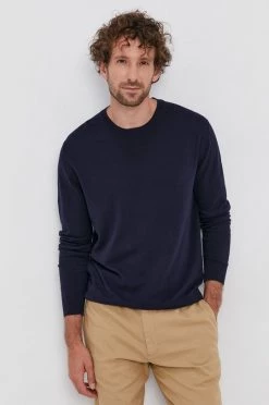 Ανδρικά Χωρίς φερμουάρ Πουλόβερ United Colors Of Benetton χρώμα: ναυτικό μπλε