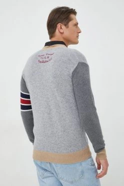 Ανδρικά Με φερμουάρ Μάλλινη ζακέτα United Colors Of Benetton γκρι -United Colors of Benetton Εκπτώσεις unnamed file 2068