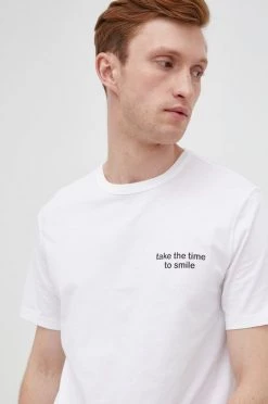 Ανδρικά Μπλουζάκια Βαμβακερό μπλουζάκι United Colors Of Benetton άσπρο -United Colors of Benetton Εκπτώσεις unnamed file 2109