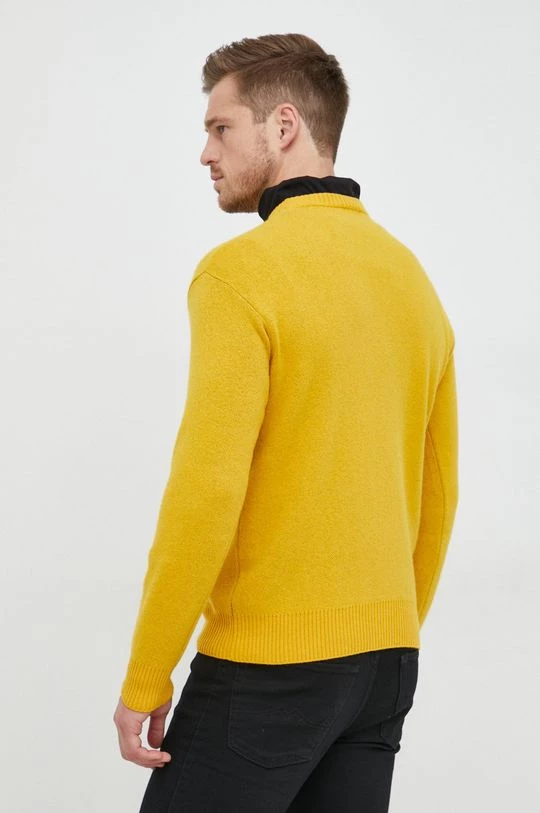 Ανδρικά Χωρίς φερμουάρ Πουλόβερ με προσθήκη μαλλιού United Colors Of Benetton X Pantone χρώμα: κίτρινο 5 Ανδρικά Χωρίς φερμουάρ Πουλόβερ με προσθήκη μαλλιού United Colors Of Benetton X Pantone χρώμα: κίτρινο - Image 3