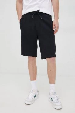 Ανδρικά Σορτς Βαμβακερό σορτσάκι United Colors Of Benetton μαύρο