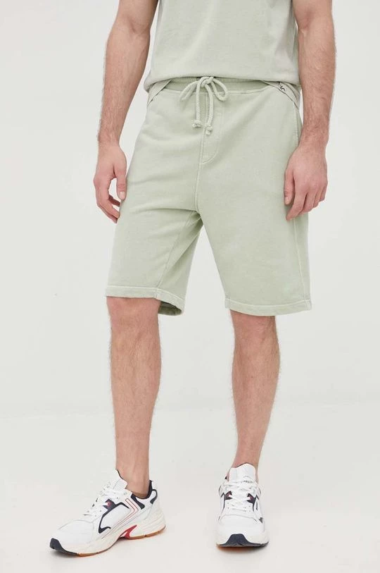 Ανδρικά Σορτς Βαμβακερό σορτσάκι United Colors Of Benetton πράσινο 3 Ανδρικά Σορτς Βαμβακερό σορτσάκι United Colors Of Benetton πράσινο