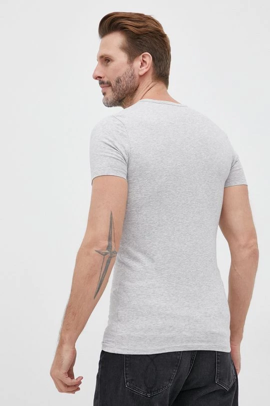 Ανδρικά Μπλουζάκια Μπλουζάκι United Colors Of Benetton χρώμα: γκρι 5 Ανδρικά Μπλουζάκια Μπλουζάκι United Colors Of Benetton χρώμα: γκρι - Image 3