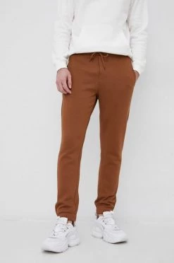 Ανδρικά Παντελόνια φόρμας Παντελόνι United Colors Of Benetton χρώμα: καφέ