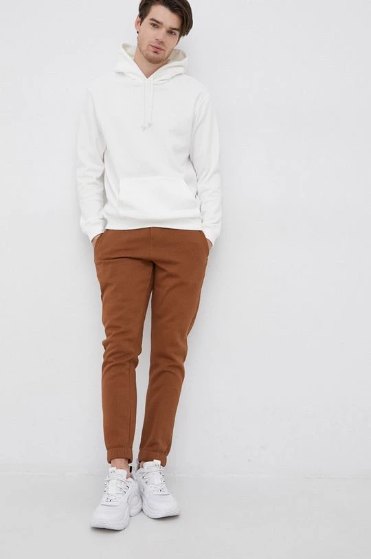 Ανδρικά Παντελόνια φόρμας Παντελόνι United Colors Of Benetton χρώμα: καφέ 4 Ανδρικά Παντελόνια φόρμας Παντελόνι United Colors Of Benetton χρώμα: καφέ - Image 2