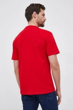 Ανδρικά Μπλουζάκια United Colors Of Benetton - Βαμβακερό μπλουζάκι κόκκινο -United Colors of Benetton Εκπτώσεις unnamed file 2206