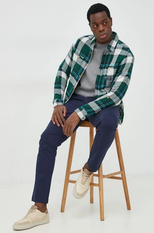 Ανδρικά Χωρίς φερμουάρ Μπλούζα United Colors Of Benetton γκρι 4 Ανδρικά Χωρίς φερμουάρ Μπλούζα United Colors Of Benetton γκρι - Image 2