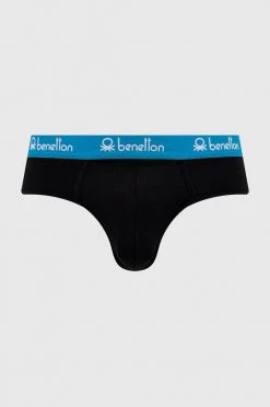 Ανδρικά Μπόξερ και σλιπ United Colors Of Benetton - Σλιπ μαύρο