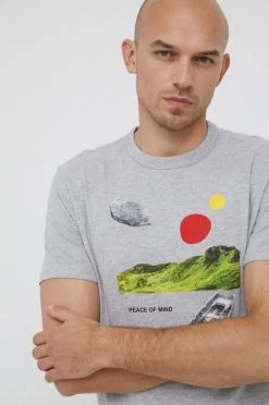 Ανδρικά Μπλουζάκια Βαμβακερό μπλουζάκι United Colors Of Benetton γκρι -United Colors of Benetton Εκπτώσεις unnamed file 2340