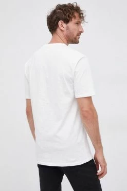 Ανδρικά Μπλουζάκια United Colors Of Benetton - Βαμβακερό μπλουζάκι λευκό -United Colors of Benetton Εκπτώσεις unnamed file 2356