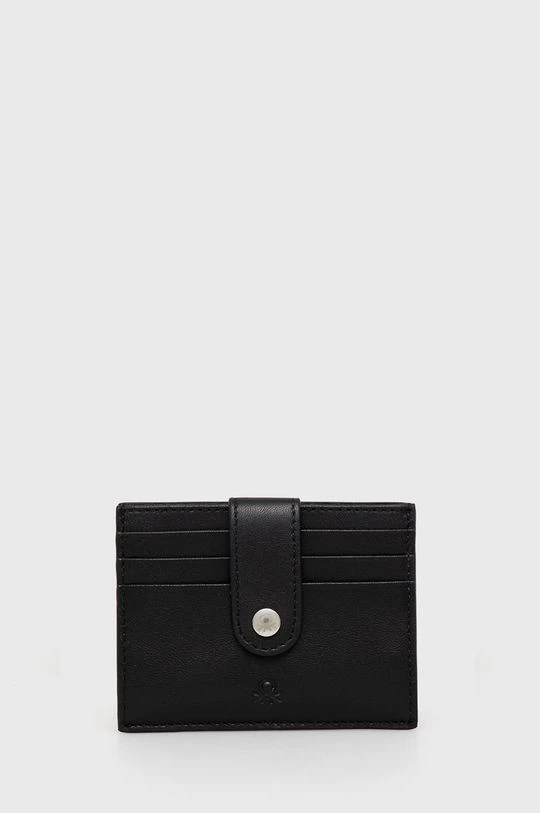 Ανδρικά Πορτοφόλια United Colors Of Benetton - Δερμάτινο πορτοφόλι μαύρο 2 Ανδρικά Πορτοφόλια United Colors Of Benetton - Δερμάτινο πορτοφόλι μαύρο