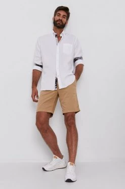 Ανδρικά Σορτς United Colors Of Benetton χρώμα: μπεζ -United Colors of Benetton Εκπτώσεις unnamed file 2368