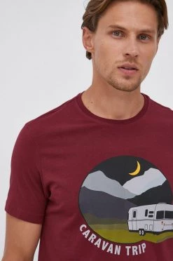 United Colors of Benetton Εκπτώσεις 10 Ανδρικά Μπλουζάκια Βαμβακερό μπλουζάκι United Colors Of Benetton κάστανο