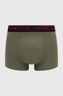 Ανδρικά Μπόξερ και σλιπ United Colors Of Benetton - Μποξεράκια καφέ πράσινο
