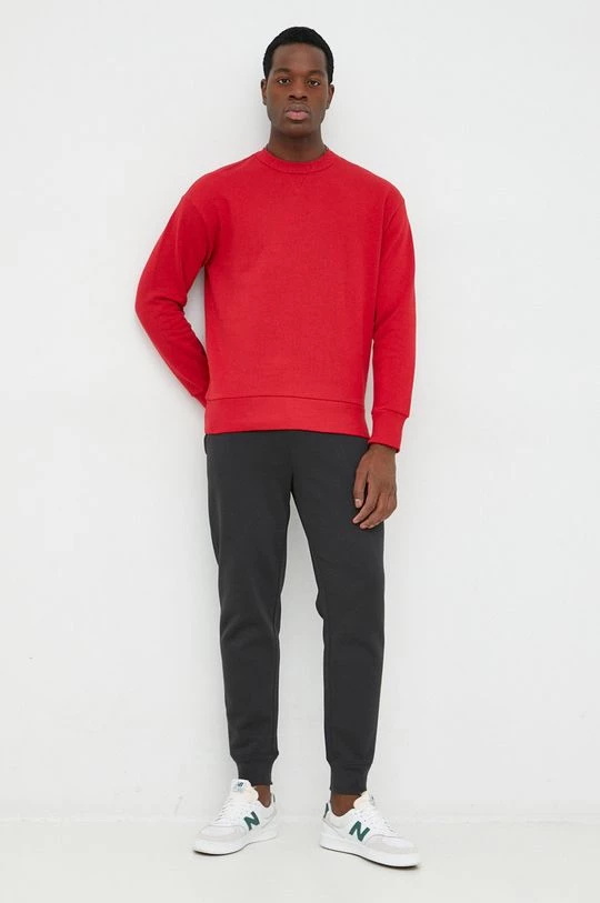 Ανδρικά Χωρίς φερμουάρ Μπλούζα United Colors Of Benetton κόκκινο, 4 Ανδρικά Χωρίς φερμουάρ Μπλούζα United Colors Of Benetton κόκκινο, - Image 2