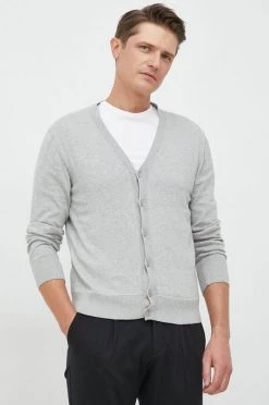 Ανδρικά Με φερμουάρ Βαμβακερή ζακέτα United Colors Of Benetton γκρι -United Colors of Benetton Εκπτώσεις unnamed file 268