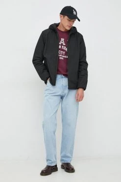 Ανδρικά Κοντά μπουφάν Μπουφάν United Colors Of Benetton μαύρο, -United Colors of Benetton Εκπτώσεις unnamed file 272