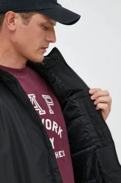 Ανδρικά Κοντά μπουφάν Μπουφάν United Colors Of Benetton μαύρο, -United Colors of Benetton Εκπτώσεις unnamed file 276