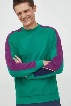 Ανδρικά Χωρίς φερμουάρ Μπλούζα United Colors Of Benetton πράσινο, -United Colors of Benetton Εκπτώσεις unnamed file 280