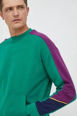 Ανδρικά Χωρίς φερμουάρ Μπλούζα United Colors Of Benetton πράσινο, -United Colors of Benetton Εκπτώσεις unnamed file 281
