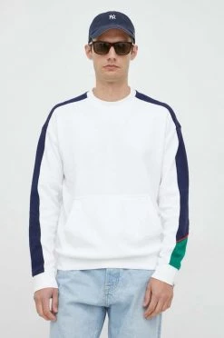 Ανδρικά Χωρίς φερμουάρ Μπλούζα United Colors Of Benetton άσπρο,