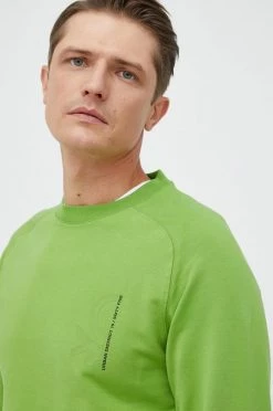 Ανδρικά Χωρίς φερμουάρ Μπλούζα United Colors Of Benetton πράσινο, -United Colors of Benetton Εκπτώσεις unnamed file 291