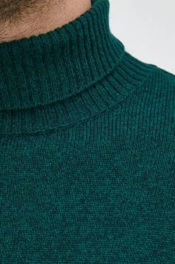 Ανδρικά Χωρίς φερμουάρ Πουλόβερ με προσθήκη μαλλιού United Colors Of Benetton χρώμα: πράσινο, -United Colors of Benetton Εκπτώσεις unnamed file 298
