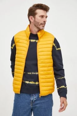 Ανδρικά Γιλέκα Αμάνικο μπουφάν United Colors Of Benetton κίτρινο