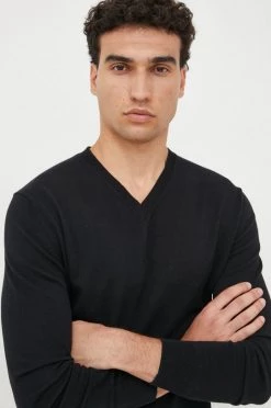 Ανδρικά Χωρίς φερμουάρ Πουλόβερ United Colors Of Benetton μαύρο,