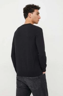 Ανδρικά Χωρίς φερμουάρ Πουλόβερ United Colors Of Benetton μαύρο, -United Colors of Benetton Εκπτώσεις unnamed file 329