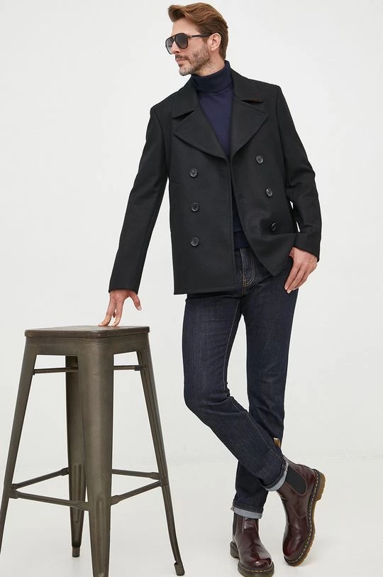 Ανδρικά Χωρίς φερμουάρ Πουλόβερ United Colors Of Benetton ναυτικό μπλε, 4 Ανδρικά Χωρίς φερμουάρ Πουλόβερ United Colors Of Benetton ναυτικό μπλε, - Image 2