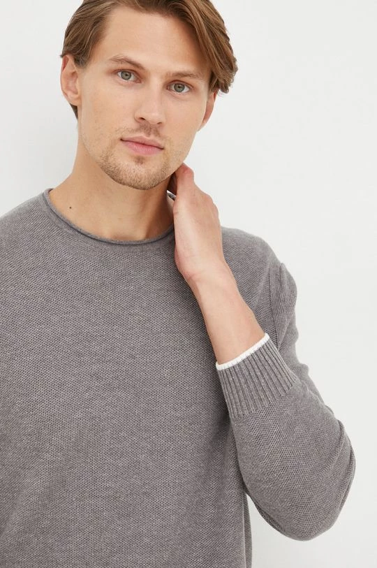 Ανδρικά Χωρίς φερμουάρ Πουλόβερ United Colors Of Benetton γκρι, 6 Ανδρικά Χωρίς φερμουάρ Πουλόβερ United Colors Of Benetton γκρι, - Image 4