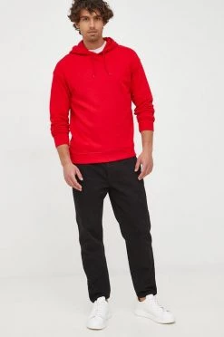 Ανδρικά Χωρίς φερμουάρ Μπλούζα United Colors Of Benetton κόκκινο, -United Colors of Benetton Εκπτώσεις unnamed file 391