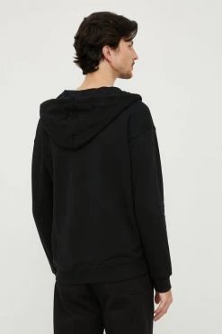 Ανδρικά Με φερμουάρ Βαμβακερή μπλούζα United Colors Of Benetton μαύρο, -United Colors of Benetton Εκπτώσεις unnamed file 439