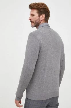 Ανδρικά Χωρίς φερμουάρ Πουλόβερ United Colors Of Benetton γκρι, -United Colors of Benetton Εκπτώσεις unnamed file 45