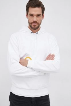 Ανδρικά Χωρίς φερμουάρ Βαμβακερή μπλούζα United Colors Of Benetton χρώμα: άσπρο 10 Ανδρικά Χωρίς φερμουάρ Βαμβακερή μπλούζα United Colors Of Benetton χρώμα: άσπρο -United Colors of Benetton Εκπτώσεις unnamed file 493