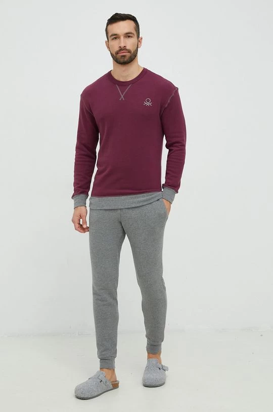 Ανδρικά Πιζάμα Πιτζάμα United Colors Of Benetton μοβ 3 Ανδρικά Πιζάμα Πιτζάμα United Colors Of Benetton μοβ